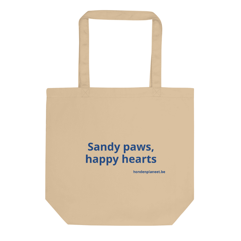 🐾 Sandy Paws, Happy Hearts – Tote Bag