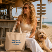 🐾 Dog Mom, Beach Club – Tote Bag