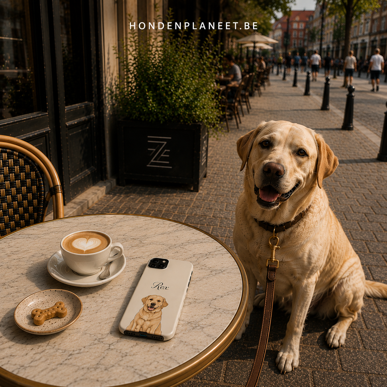 "Cartoon" Hondencase voor iPhone
