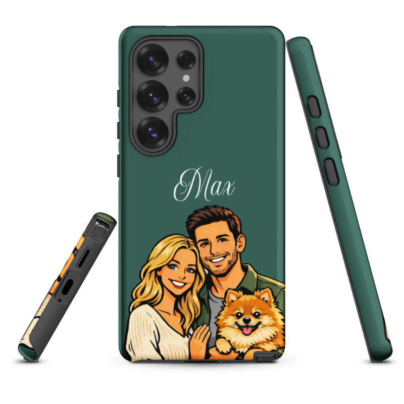 "Cartoon" Hondencase voor Samsung