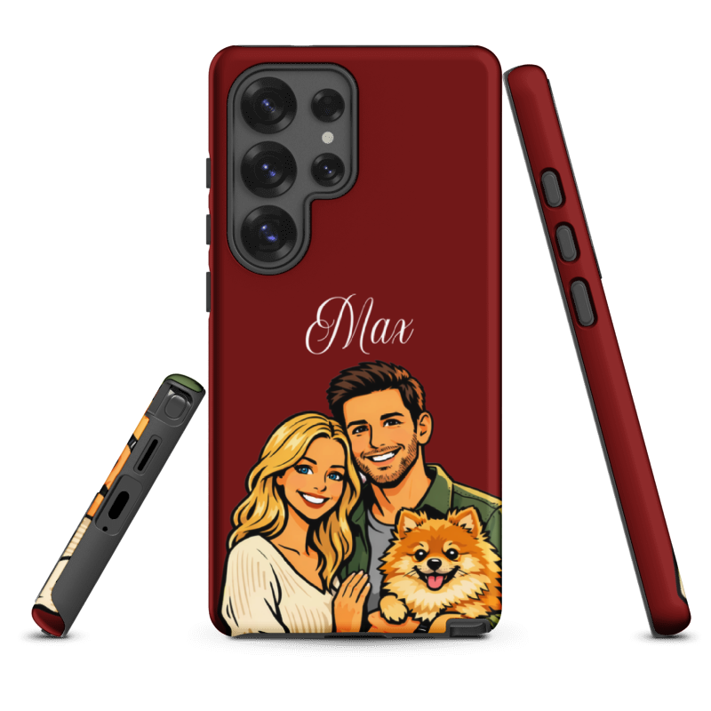 "Cartoon" Hondencase voor Samsung