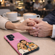 "Cartoon" Hondencase voor Samsung