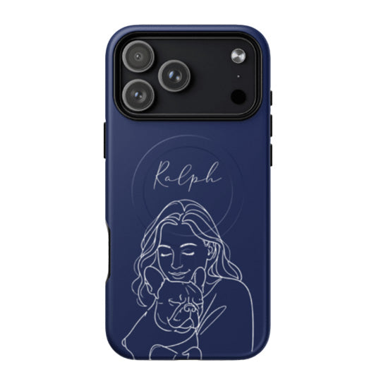 Iphone 17 Pro Max - BlauwWit