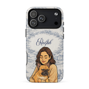 "Cartoon" Hondencase voor iPhone