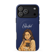 "Cartoon" Hondencase voor iPhone