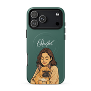 "Cartoon" Hondencase voor iPhone