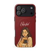 "Cartoon" Hondencase voor iPhone
