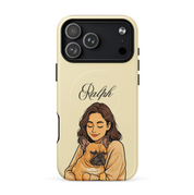 "Cartoon" Hondencase voor iPhone