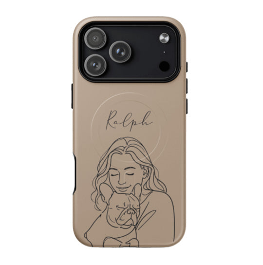 Iphone17 Pro Max - LichtbruinZwart