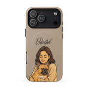 "Cartoon" Hondencase voor iPhone