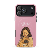 "Cartoon" Hondencase voor iPhone