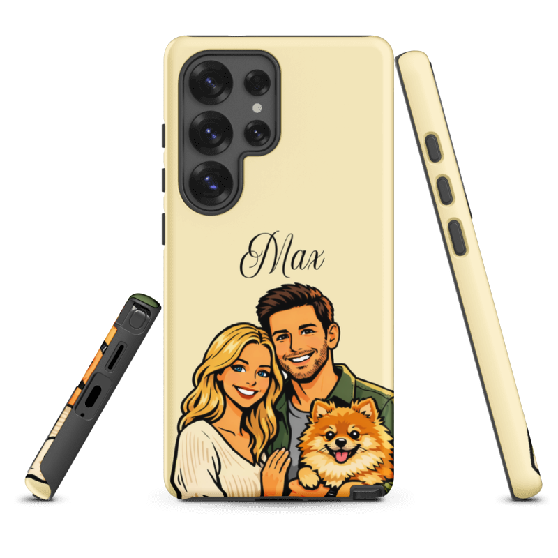"Cartoon" Hondencase voor Samsung