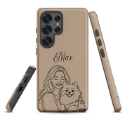 "Minimalistic" Hondencase voor Samsung