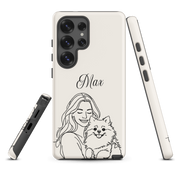 "Minimalistic" Hondencase voor Samsung