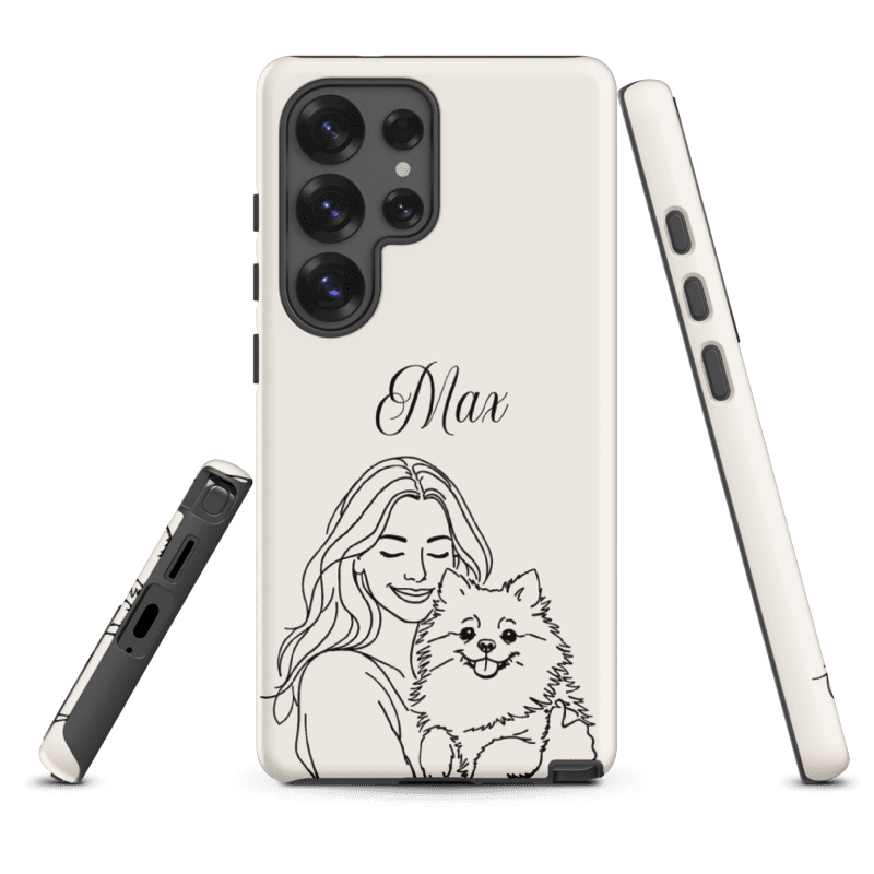 "Minimalistic" Hondencase voor Samsung