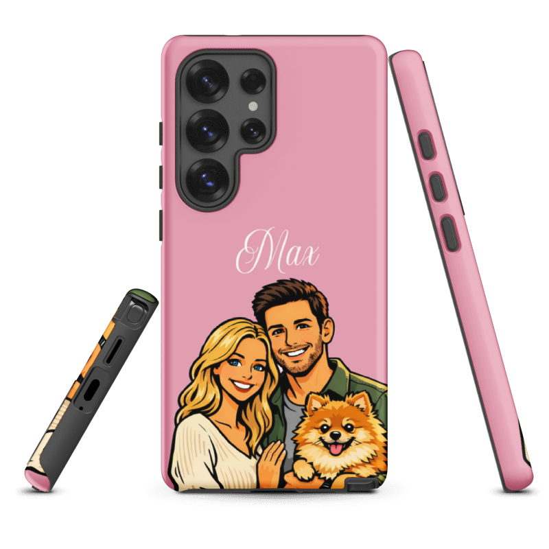 "Cartoon" Hondencase voor Samsung