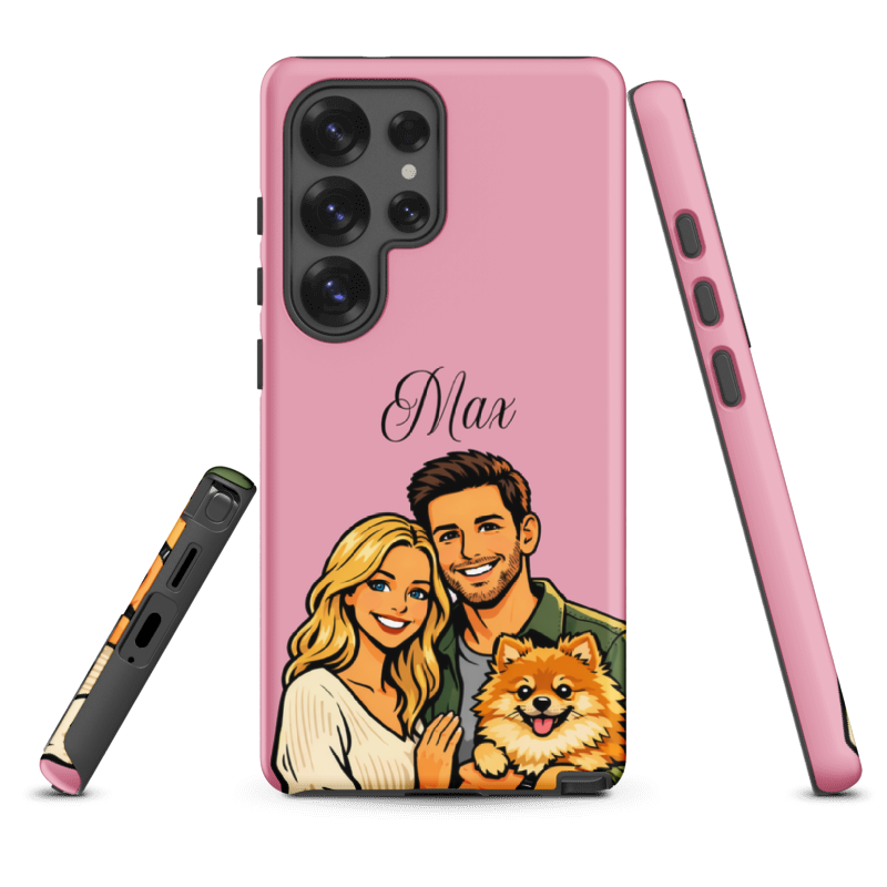 "Cartoon" Hondencase voor Samsung
