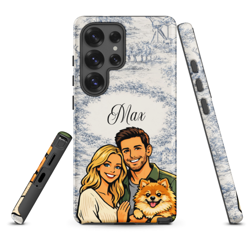 "Cartoon" Hondencase voor Samsung