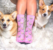Happy Dog Socks™ met botjes - Gepersonaliseerde Sokken met Jouw Hond – Warm, Uniek & Persoonlijk