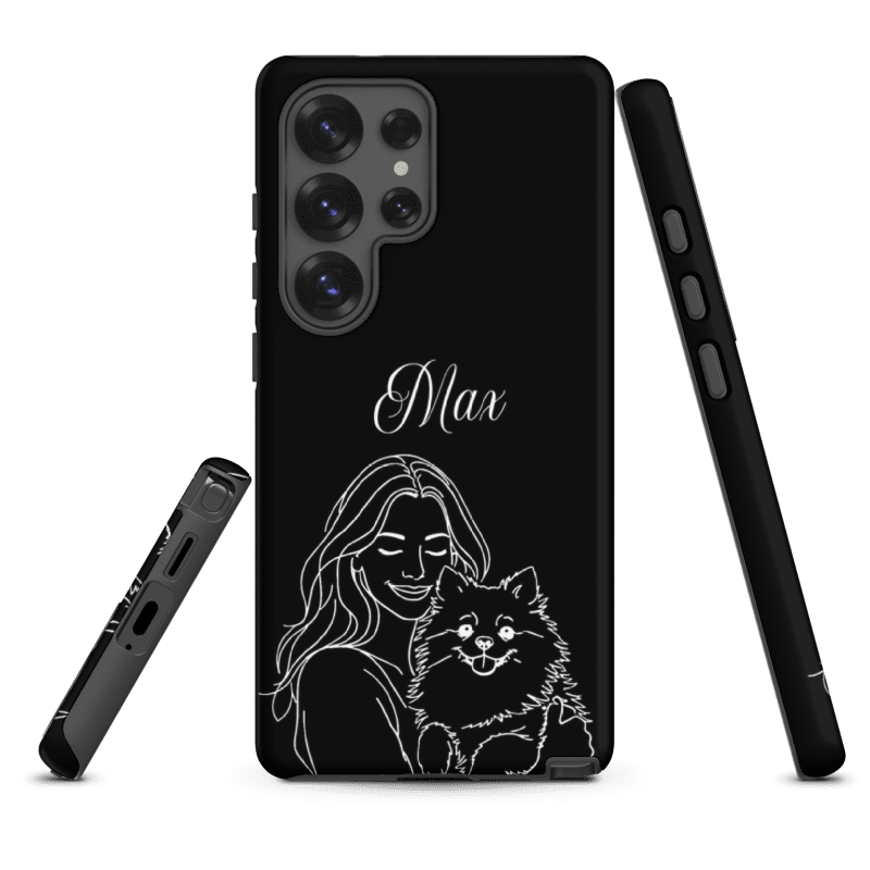 "Minimalistic" Hondencase voor Samsung